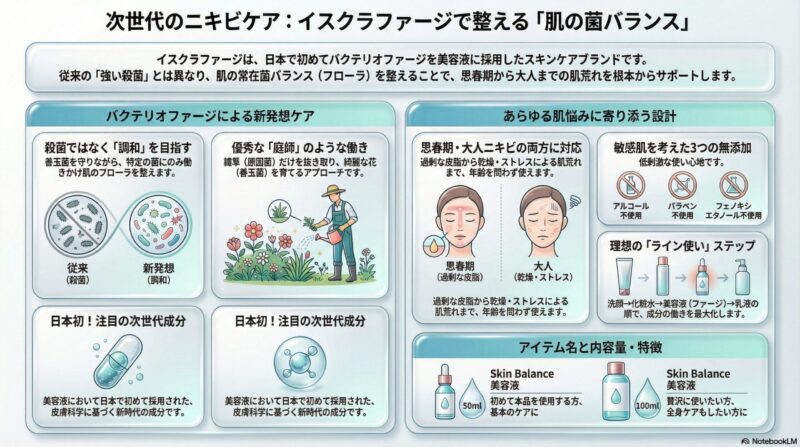 肌の菌バランスを整えるスキンケア