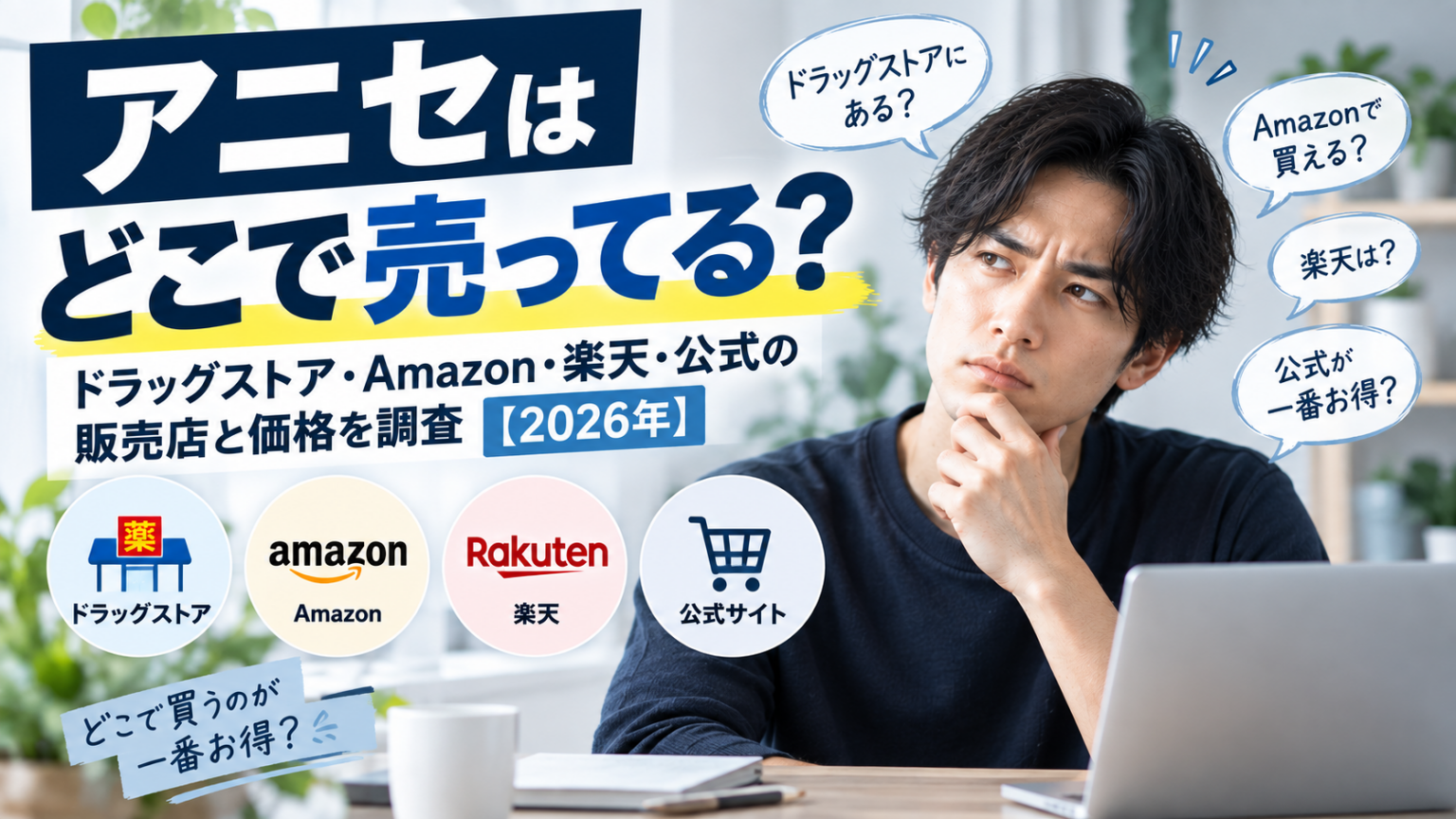 アニセはどこで売ってる？ドラッグストア・Amazon・楽天・公式の販売店と価格を調査【2026年】